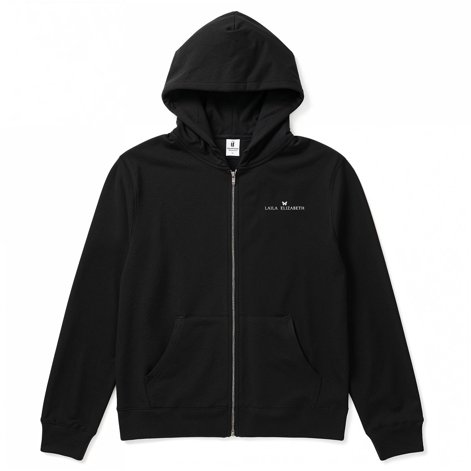 Gia Zip Hoodie • Black