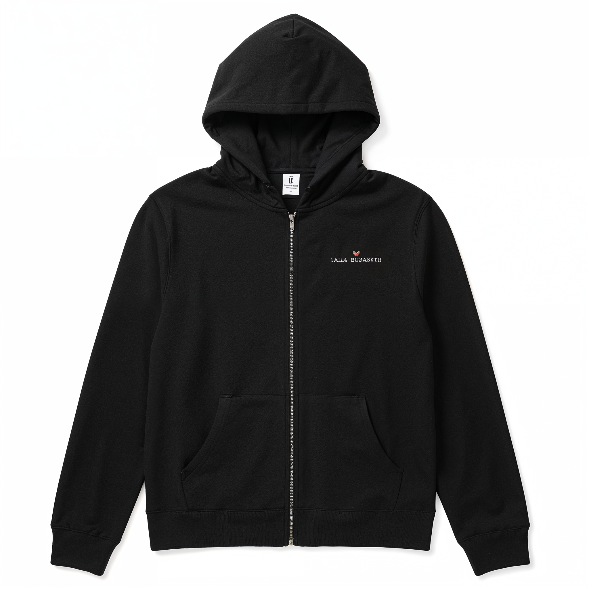 Gia Zip Hoodie • Black