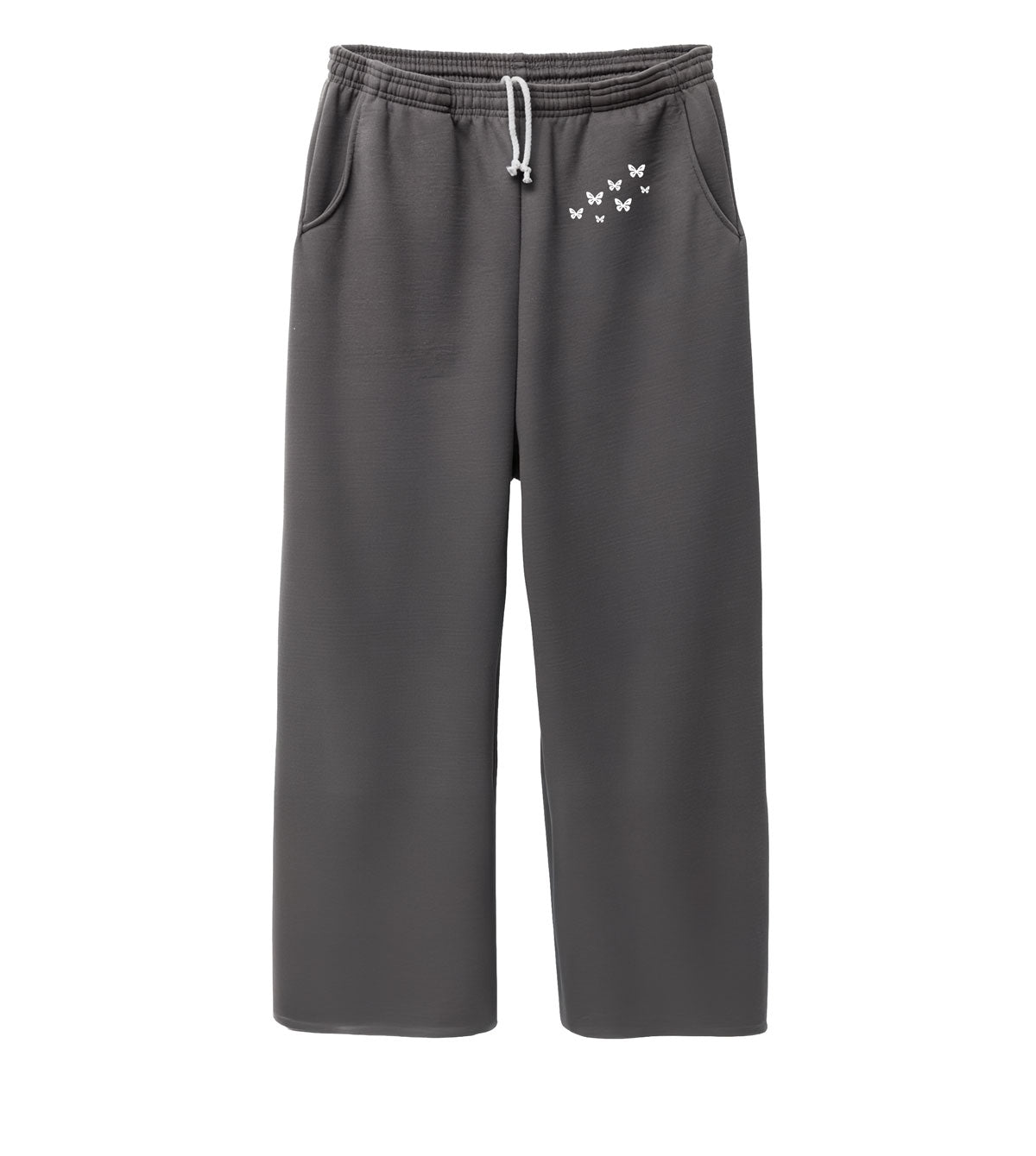 Mila Wide Leg Sweatpants • Dolphin Blue