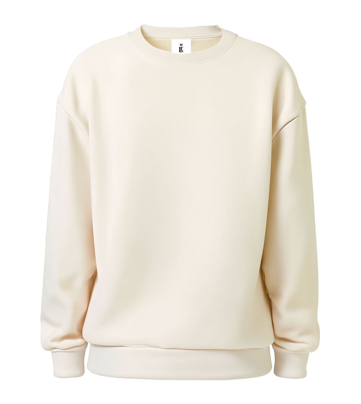 Celeste Fleece Crewneck Sweatshirt * Cream