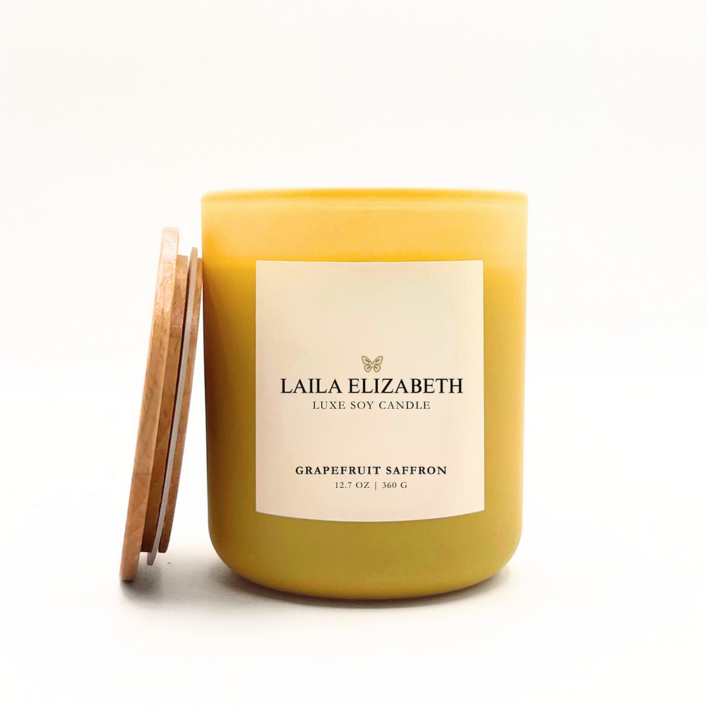 Classic 12 oz Candle • Grapefruit Saffron