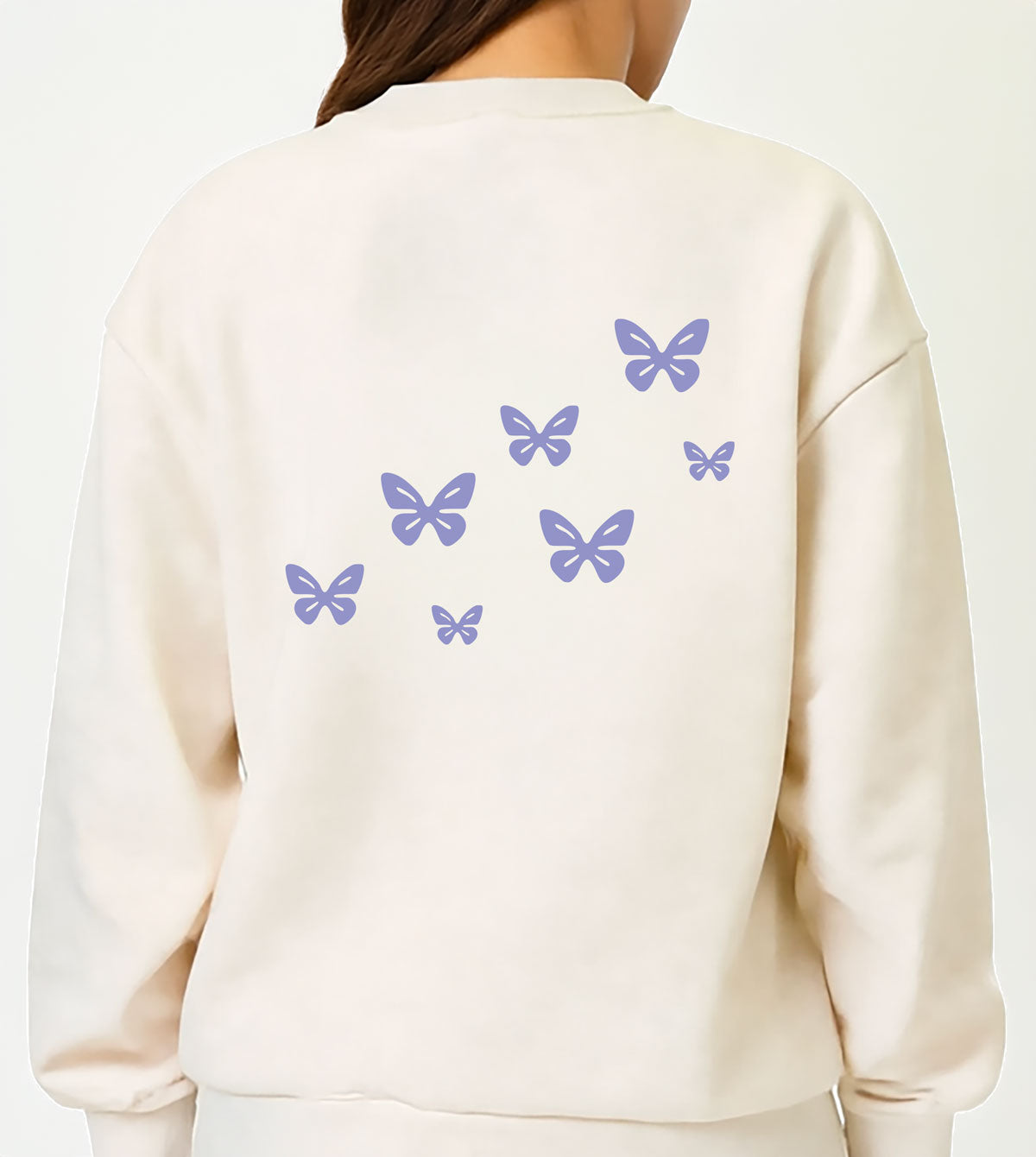 Celeste Fleece Crewneck Sweatshirt * Cream