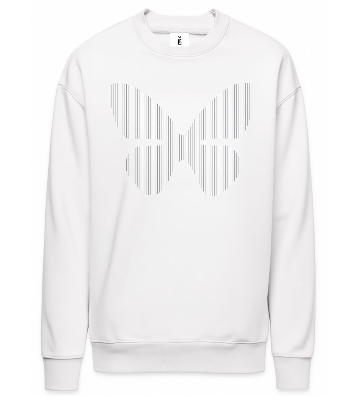 Parker Fleece Crewneck Sweatshirt • White